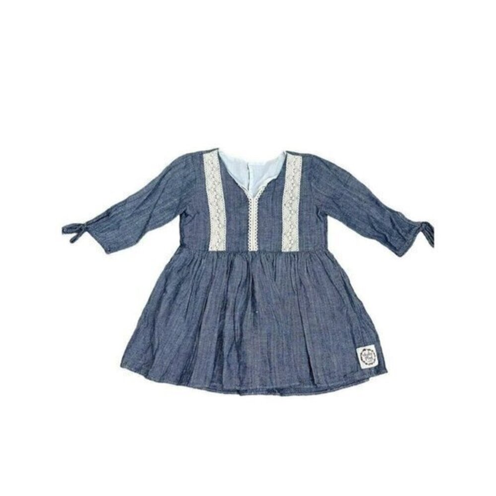 Cheeky Plum Chambray Dress